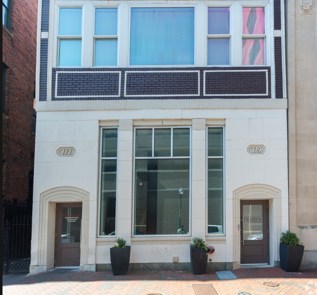 The Lofts at 119 building exterior at 119 W. Tazewell Street in downtown Norfolk Virginia